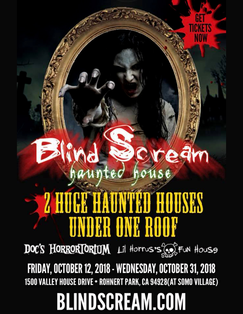 2018 Blind Scream Poster